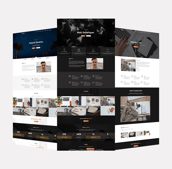 Domior - Creative Personal Portfolio WordPress Shop Theme - 5